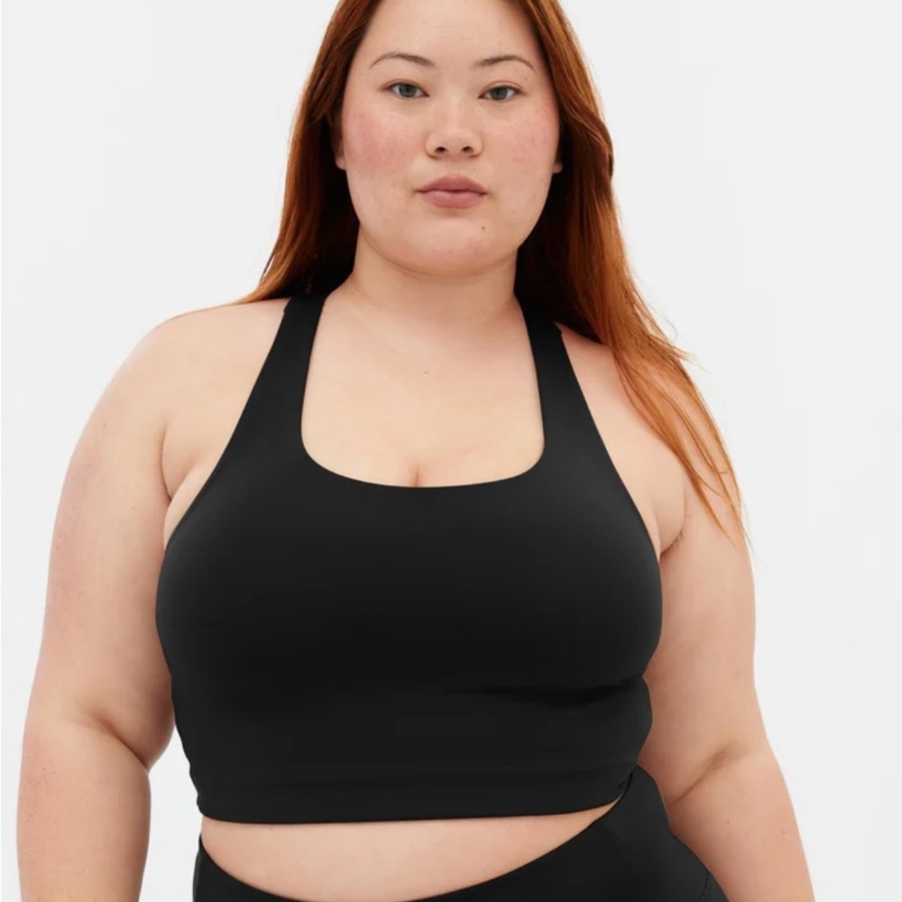 Girlfriend Collective Black Paloma Sports Bra